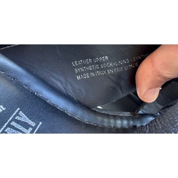 Seychelles Black Platform Sandals Women’s Size 9 Made In Italy Leather Y2K Look - Picture 4 of 10